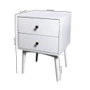 Ethereal Queen Bed with side table