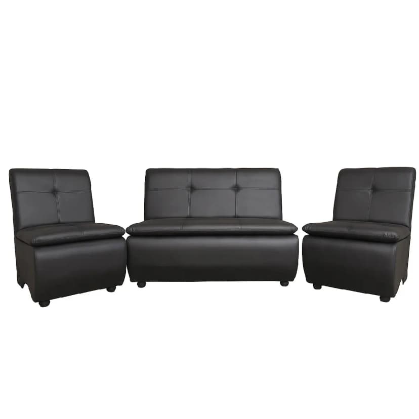 Lazo Premium Leatherette Office Sofa set 2 Seater Sofa