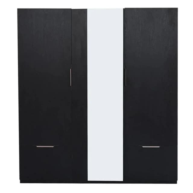 Carter 3 Door Wardrobe Black+2009