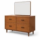 Nysa Solid Wood Dresser with Mirror
