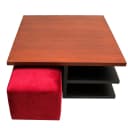 Bernard Center Table with two Poufs