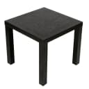 Honey Comb Black Side Table