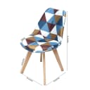 Gigma Printed W/Fabric Chair