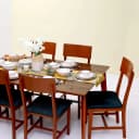 Harry dining 6 person with 6 chairs
