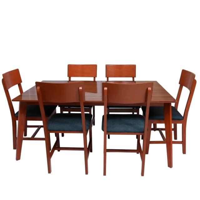 Harry dining 6 person with 6 chairs