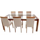 Wooden Arm Dining Table
