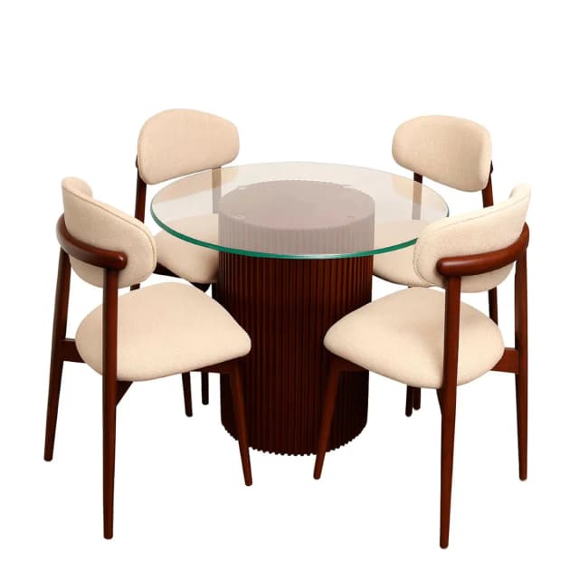 Ria 4-Person Dining Table Set